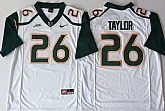 Miami Hurricanes 26 Sean Taylor White Nike College Football Jersey,baseball caps,new era cap wholesale,wholesale hats